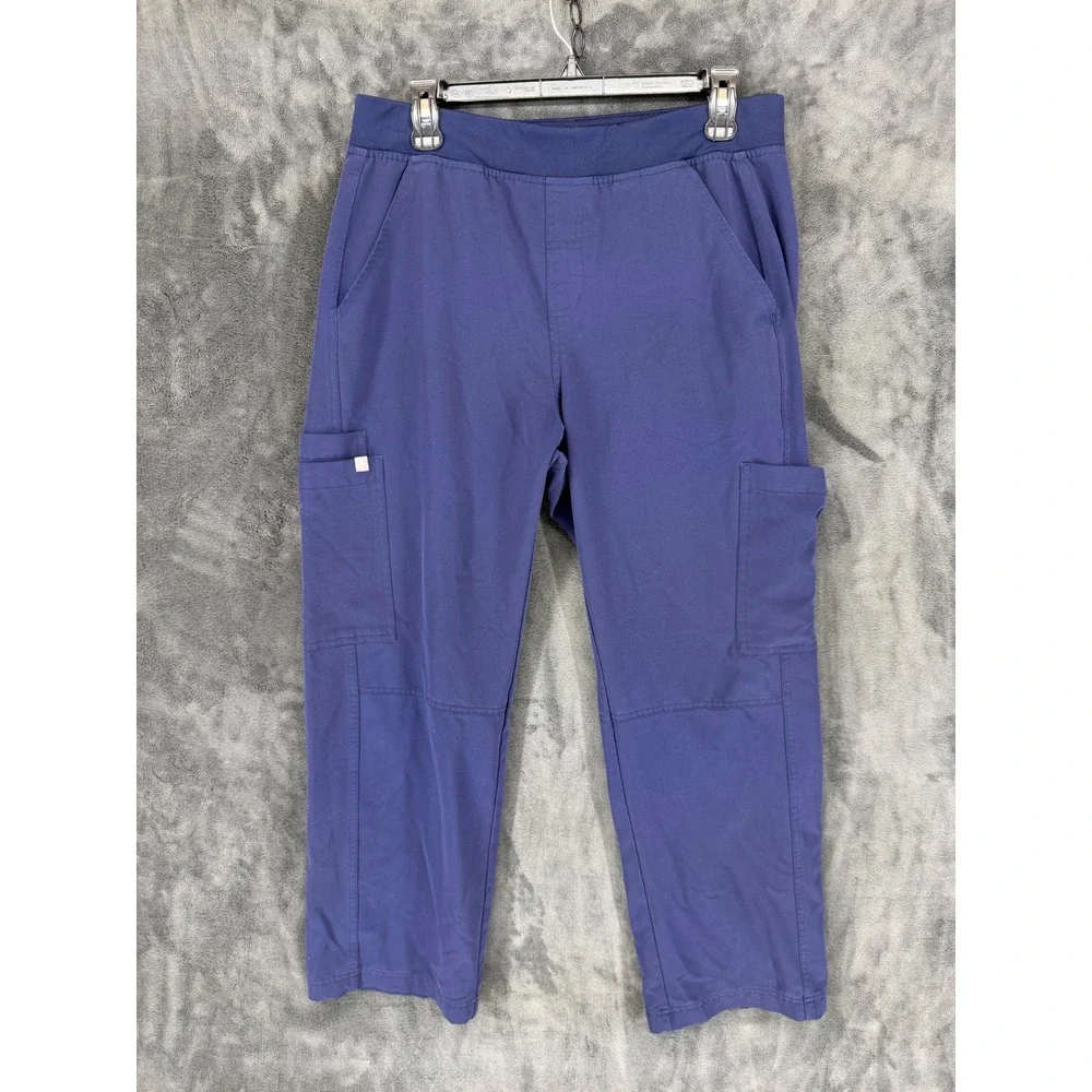 FIGS Technical Collection Mens T2001 Blue Cargo Scrub Pants Size Medium M
